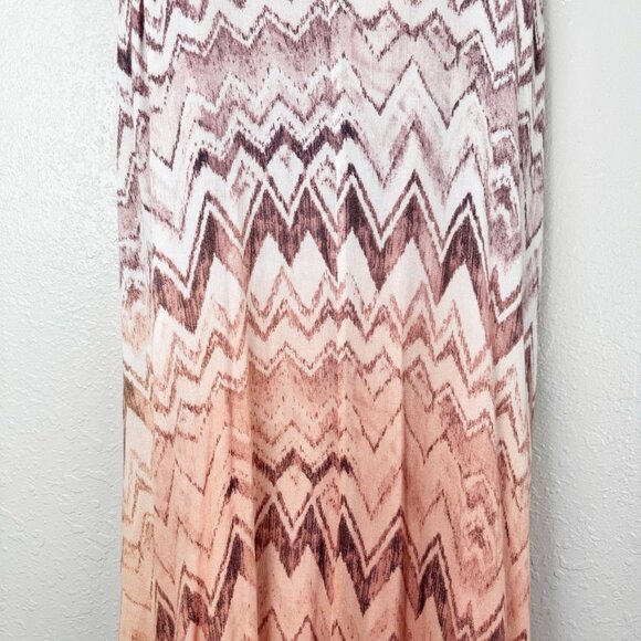 NWT Paper Crane pink white sleeveless asymmetrical ombre sundress S - Picture 5 of 12